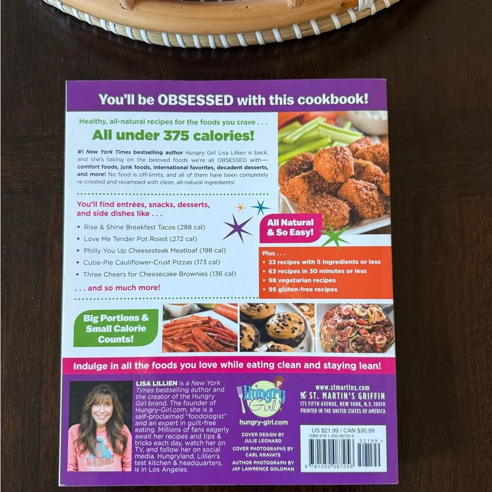 Hungry girl clean and hungry cook book